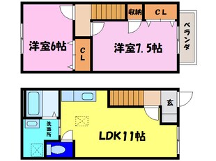 ブランシェボヌールの物件間取画像